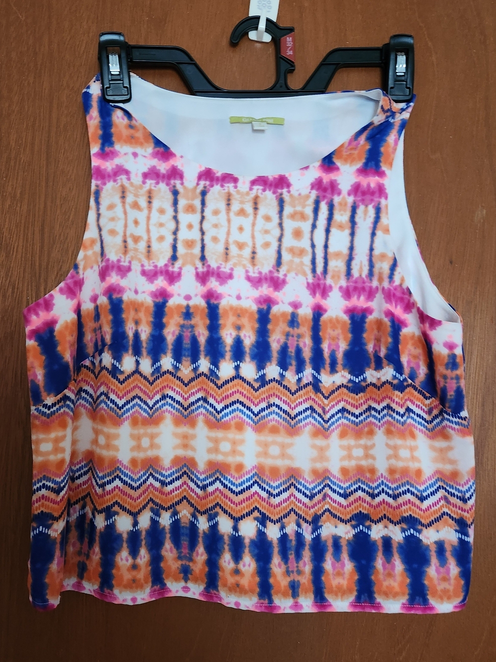 Women’s Sleeveless Tie-Dye Print Tank Top - Multicolor